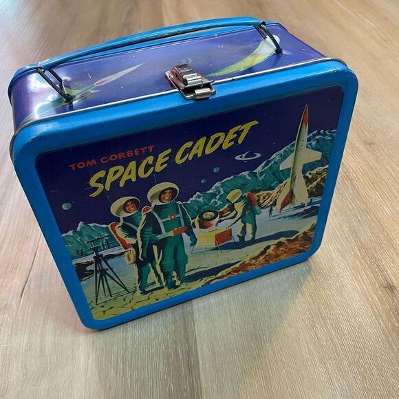Vintage Tom Corbett Space Cadet Metal Lunch Box - Picture 1 of 8